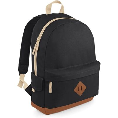 Sac à dos Heritage de BagBase - Noir - Sac à dos - Publicité Sac à dos Heritage de BagBase - Noir - Sac à dos - Publicité