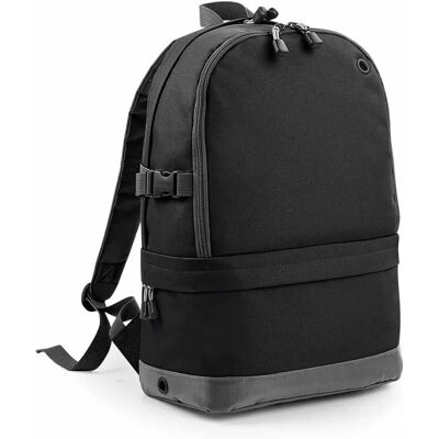 BagBase Zwart Athleisure Pro Rugzak - Rugzak BagBase Zwart Athleisure Pro Rugzak - Rugzak