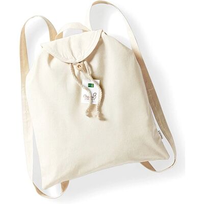 Sac à dos festival bio Westford Mill WM185 - beige - Publicité Sac à dos festival bio Westford Mill WM185 - beige - Publicité