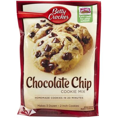 Betty Crocker - Chocolate Chip Cookie Mix - 17.5 OZ - Cookie Mix Betty Crocker - Chocolate Chip Cookie Mix - 17.5 OZ - Cookie Mix