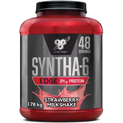 BSN Syntha 6 Edge Proteína de alto padrão - 1,78kg Batido de Morango BSN Syntha 6 Edge Proteína de alto padrão - 1,78kg Batido de Morango
