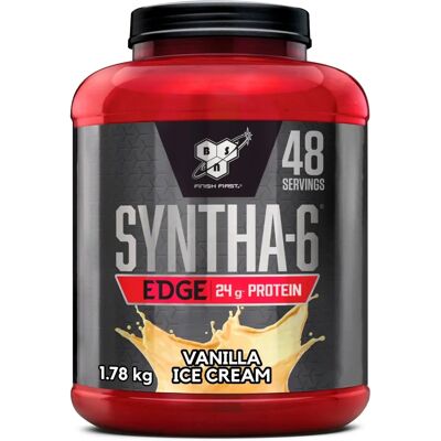 BSN Syntha 6 Edge Ultra Premium Muscle Building Whey Protein Matrix Mix - 1.78kg Vanilla Ice Cream BSN Syntha 6 Edge Ultra Premium Muscle Building Whey Protein Matrix Mix - 1.78kg Vanilla Ice Cream