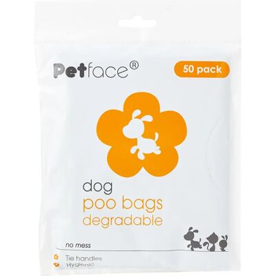 Petface Biologisch Afbreekbare Hondenpoepzakken - Verpakking van 50 Petface Biologisch Afbreekbare Hondenpoepzakken - Verpakking van 50