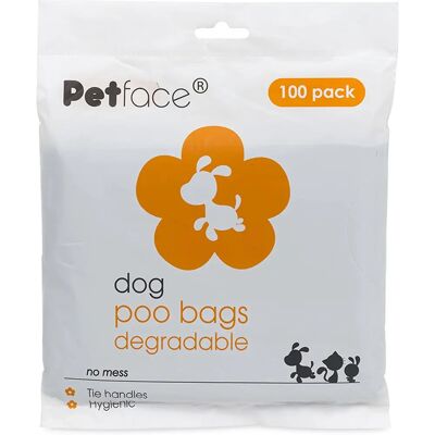 Petface Biologisch afbreekbare hondenpoepzakken - Doos van 100 Petface Biologisch afbreekbare hondenpoepzakken - Doos van 100