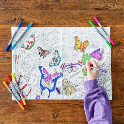 Eat Sleep Doodle Doodle Schmetterlings-Esstischset - Kinder-Geschenk Eat Sleep Doodle Doodle Schmetterlings-Esstischset - Kinder-Geschenk