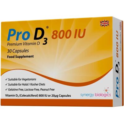 Pro D3 800 IU Vitamin - 20mcg - 30 Caps Pro D3 800 IU Vitamin - 20mcg - 30 Caps