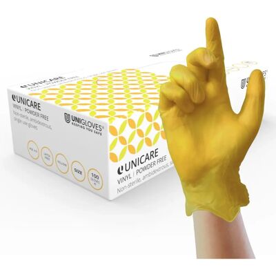Unigloves - SUG-GS0103-YEL-M - Jaune - M - Gloves - Publicité Unigloves - SUG-GS0103-YEL-M - Jaune - M - Gloves - Publicité