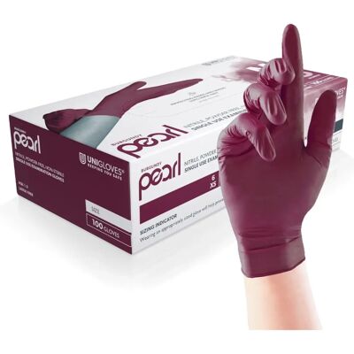 Unigloves - SUG-GP0123-BRN-M - Burgunder - Nitrile - Hansker Unigloves - SUG-GP0123-BRN-M - Burgunder - Nitrile - Hansker