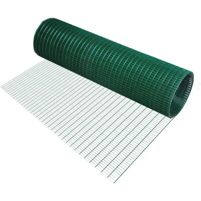 Pawhut PVC Coated Welded Wire Mesh Fencing Chicken Poultry Aviary Fence Run Hutch Pet Rabbit - Wire Mesh Fence Pawhut PVC Coated Welded Wire Mesh Fencing Chicken Poultry Aviary Fence Run Hutch Pet Rabbit - Wire Mesh Fence