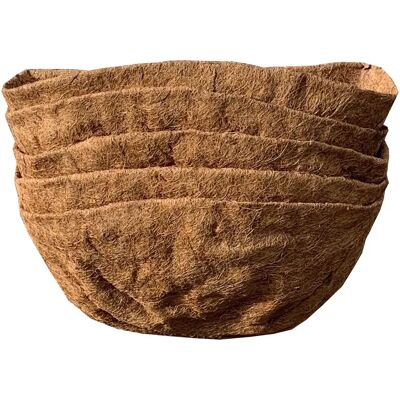 Coco - Wall Basket Liner - 60cm - Pack of 5 - Planter Liner Coco - Wall Basket Liner - 60cm - Pack of 5 - Planter Liner
