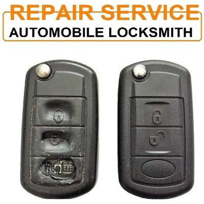 Land Rover Discovery 3 Remote Key Fob VL2330 Battery - Repair Service Land Rover Discovery 3 Remote Key Fob VL2330 Battery - Repair Service