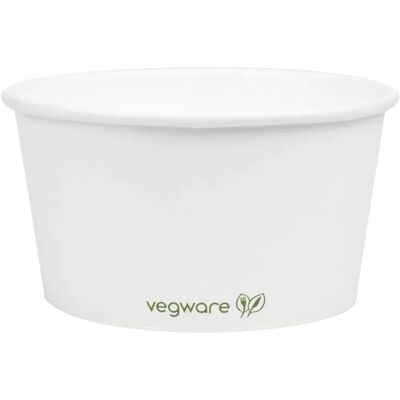 Vegware 12oz Soup Container - White - 115-Series - Pack of 25 Vegware 12oz Soup Container - White - 115-Series - Pack of 25