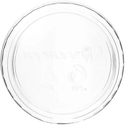 Vegware 2-4oz Portion Pot Lid - Clear - Lid Vegware 2-4oz Portion Pot Lid - Clear - Lid