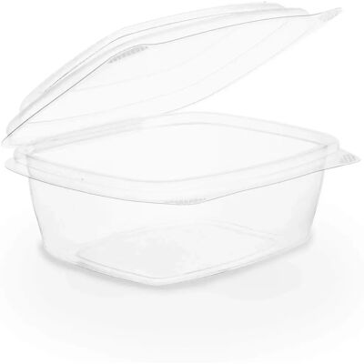Vegware Deli Container 8oz Hinged Clear - Deli Container Vegware Deli Container 8oz Hinged Clear - Deli Container