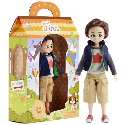 Lottie Dolls Finn Cerf-volant - Poupée, 7 pouces - Publicité Lottie Dolls Finn Cerf-volant - Poupée, 7 pouces - Publicité