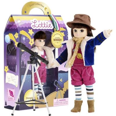 Lottie Poupée Astronome - Avec télescope - Publicité Lottie Poupée Astronome - Avec télescope - Publicité