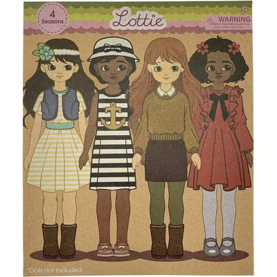 Lottie Dolls Four Seasons Outfit Set - Dolls Outfit Type Lottie Dolls Four Seasons Outfit Set - Dolls Outfit Type