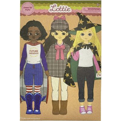 Lottie Doll Umweltfreundliche Outfits - Verkleidungsspielset Lottie Doll Umweltfreundliche Outfits - Verkleidungsspielset