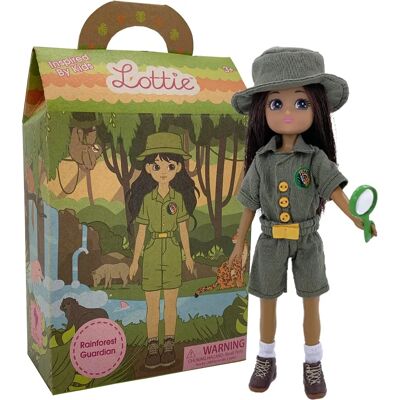 Lottie Poupée Gardienne de la Forêt tropicale - Poupée, 18cm, Réaliste, avec accessoires - Publicité Lottie Poupée Gardienne de la Forêt tropicale - Poupée, 18cm, Réaliste, avec accessoires - Publicité
