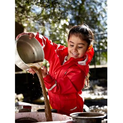 Spotty Otter Forest Ranger Waterproof Jacket - Red - Size 2-3y Spotty Otter Forest Ranger Waterproof Jacket - Red - Size 2-3y