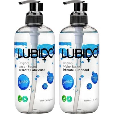 Lubido - 500ml Original Water Based - Twin Pack - Lubricant Lubido - 500ml Original Water Based - Twin Pack - Lubricant