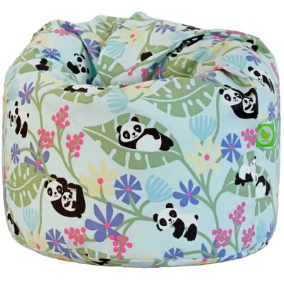 Panda - Bean Lazy - Bleu Clair - Taille Enfant - Sac de haricots - Publicité Panda - Bean Lazy - Bleu Clair - Taille Enfant - Sac de haricots - Publicité