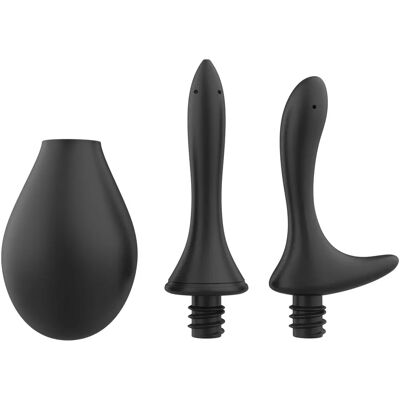 Nexus Anal Douche Kit - 260ml Silicone - Flexible Nozzles - 360° Clean Nexus Anal Douche Kit - 260ml Silicone - Flexible Nozzles - 360° Clean