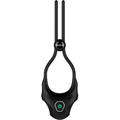 Nexus Forge Wibracyjny Regulowany Lasso Silikonowy Pierścień na Penis Czarny Nexus Forge Wibracyjny Regulowany Lasso Silikonowy Pierścień na Penis Czarny