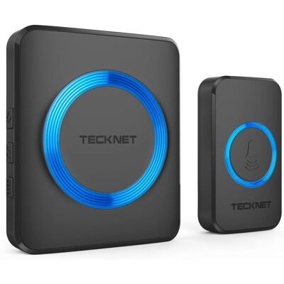 TeckNet - Wireless Doorbell - 300m - 52 Chimes - Doorbell TeckNet - Wireless Doorbell - 300m - 52 Chimes - Doorbell