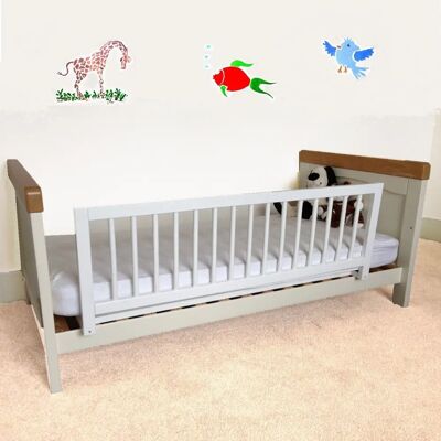 Safetots Wooden Bed Rail - Child Safety - White Safetots Wooden Bed Rail - Child Safety - White