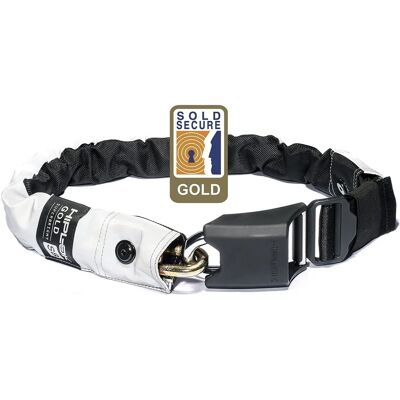Hiplok Gold Wearable Bicycle Chain Lock - High Visibility - 85cm Hiplok Gold Wearable Bicycle Chain Lock - High Visibility - 85cm