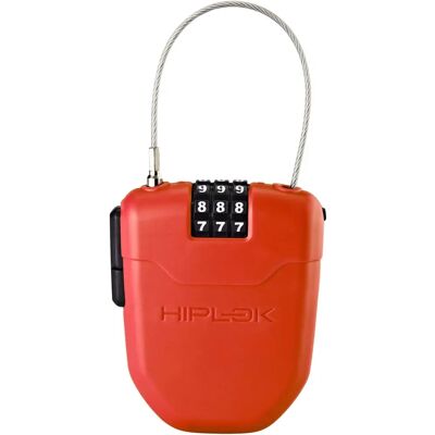 Hiplok FX Lucchetto portatile rosso - Sicurezza bici Hiplok FX Lucchetto portatile rosso - Sicurezza bici