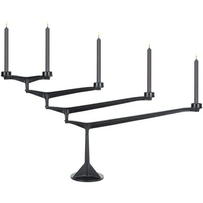Tom Dixon Spin Lysestake - Svart - 105cm Tom Dixon Spin Lysestake - Svart - 105cm