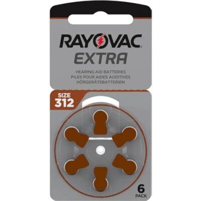 Rayovac PR41 Batteries - Hearing Aid, Size 312, Brown Rayovac PR41 Batteries - Hearing Aid, Size 312, Brown