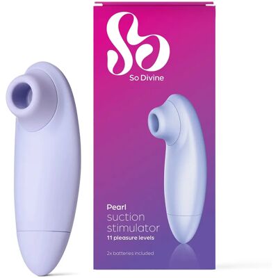 So Divine Pearl Suction Stimulator - Clitoral Stimulator So Divine Pearl Suction Stimulator - Clitoral Stimulator