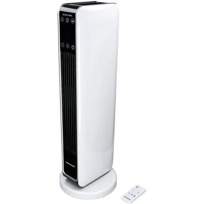 Tough Master Electric Tower Heater - 2000W Oscillating Thermostat & Remote Tough Master Electric Tower Heater - 2000W Oscillating Thermostat & Remote