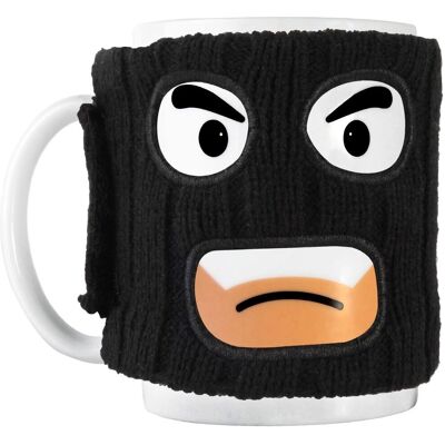Thumbs Up Mugga Mug met verwijderbare balaclava - theemok cadeau keuken kantoor Thumbs Up Mugga Mug met verwijderbare balaclava - theemok cadeau keuken kantoor