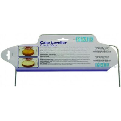 PME - CL12 - Acier inoxydable - 30 cm - Trancheuse à génoise - Publicité PME - CL12 - Acier inoxydable - 30 cm - Trancheuse à génoise - Publicité