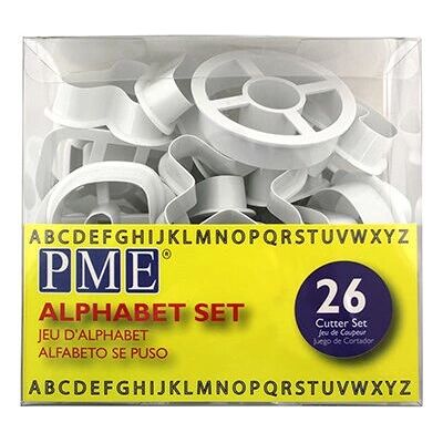 PME Ivory Alphabet Cutters - Alphabet Cutters PME Ivory Alphabet Cutters - Alphabet Cutters