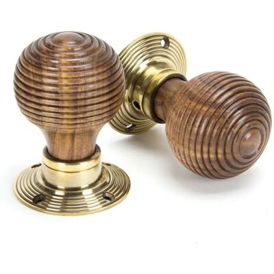 From The Anvil 83573 - rosewood beehive knob set From The Anvil 83573 - rosewood beehive knob set