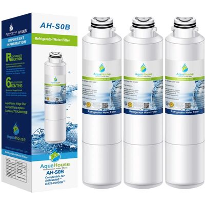 Filtre à eau compatible AquaHouse AH-S0B - Pack de 3 pour Samsung DA29-00020B - Publicité Filtre à eau compatible AquaHouse AH-S0B - Pack de 3 pour Samsung DA29-00020B - Publicité