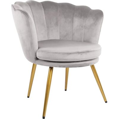 Genesis G Velvet Petal Back Accent Chair - Accent Chair Genesis G Velvet Petal Back Accent Chair - Accent Chair