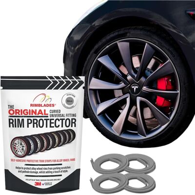 Rimblades Original Alloy Wheel Rim Protectors Styling Kit Silver Rimblades Original Alloy Wheel Rim Protectors Styling Kit Silver