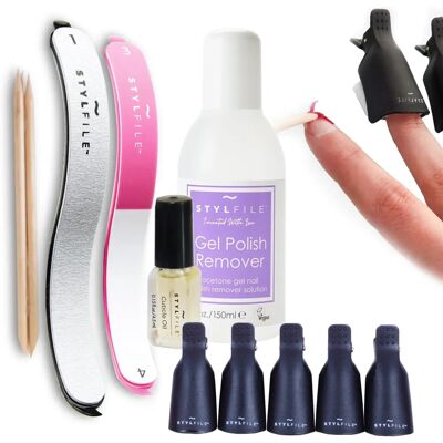 StylPro Gel Verf Verwijderingsset - UV, Shellac StylPro Gel Verf Verwijderingsset - UV, Shellac