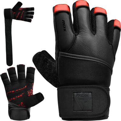 RDX SPORTS Nahkahanskat - Musta - Hanska RDX SPORTS Nahkahanskat - Musta - Hanska