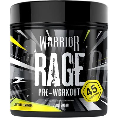 Warrior Supplements Warrior RAGE Pre-Lightnin' Lemonade - Pre-Workout Supplements Warrior Supplements Warrior RAGE Pre-Lightnin' Lemonade - Pre-Workout Supplements