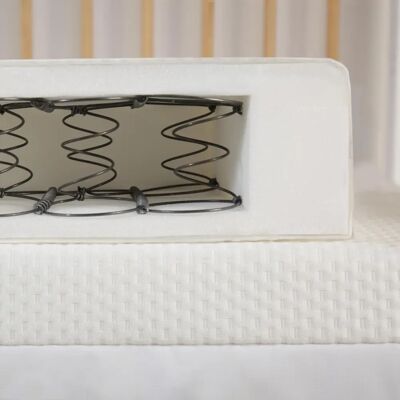 Cuddleco Harmony Hypo-Allergenic Bamboo Sprung Cot Bed Mattress - Supportive Open Coil System Cuddleco Harmony Hypo-Allergenic Bamboo Sprung Cot Bed Mattress - Supportive Open Coil System