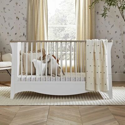 CuddleCo Clara Cot Bed - Driftwood Ash - Cot Bed - 157 x 82 x 88cm CuddleCo Clara Cot Bed - Driftwood Ash - Cot Bed - 157 x 82 x 88cm