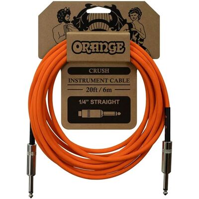 Orange CA036 6m Instrument Cable - Straight Orange CA036 6m Instrument Cable - Straight