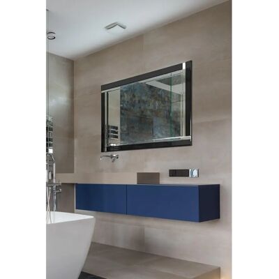 MirrorOutlet - Aston - Black - 120 x 80 cm - Wall Mirror MirrorOutlet - Aston - Black - 120 x 80 cm - Wall Mirror